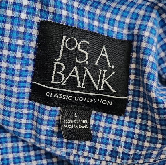 Jos. A. Bank Men's Button-Up Shirt, Classic Collection, Size Large, Pre-owned - Picture 12 of 12